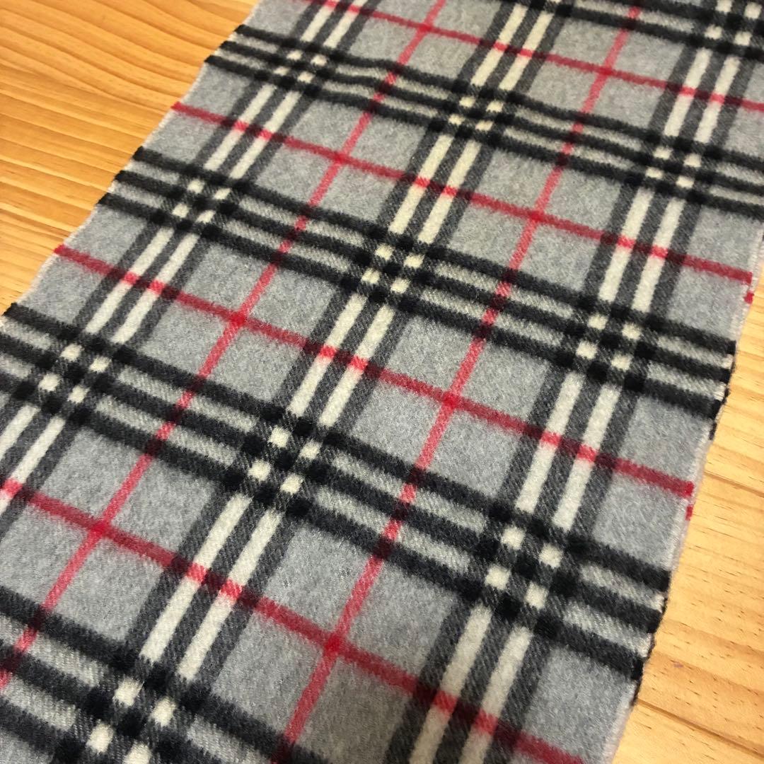 BURBERRY LONDON マフラー ノバチェック カシミヤ100% 英国製