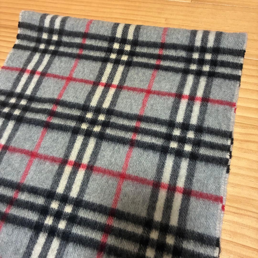BURBERRY LONDON マフラー ノバチェック カシミヤ100% 英国製