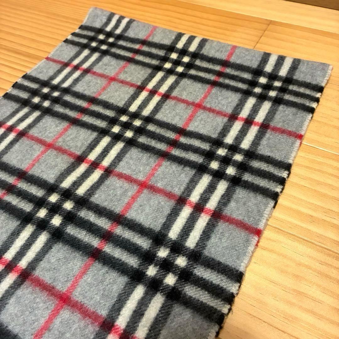 BURBERRY LONDON マフラー ノバチェック カシミヤ100% 英国製