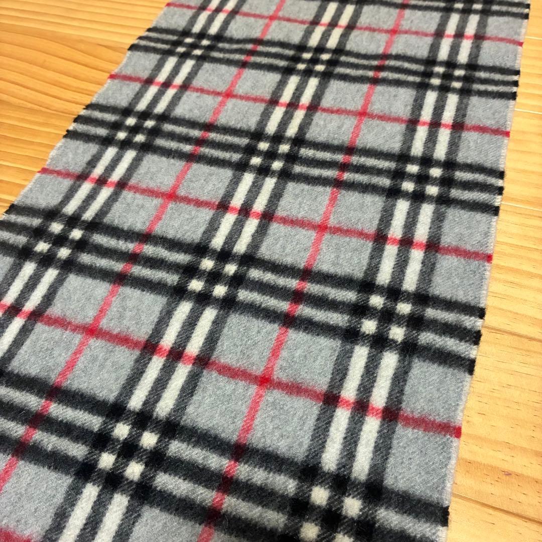 BURBERRY LONDON マフラー ノバチェック カシミヤ100% 英国製