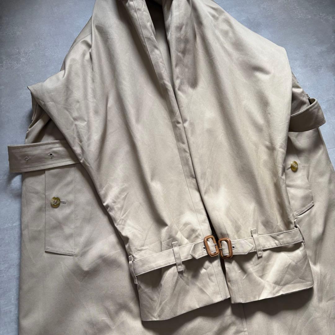 極上　80s Burberry バーバリー　トレンチコート　ベージュ　3点完品