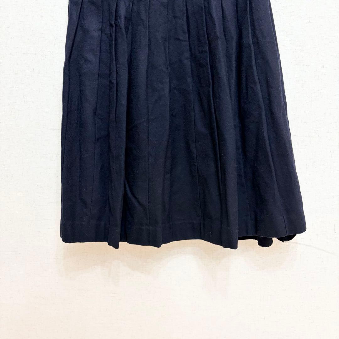 BEAMS BOY ビームスボーイ ウール スカート プリーツ ロング 黒 F