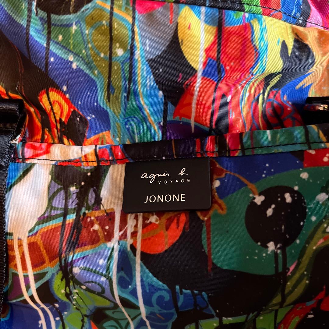 【ほぼ未使用】アニエスベーボヤージュ × JONONE コラボ　ボストンバック