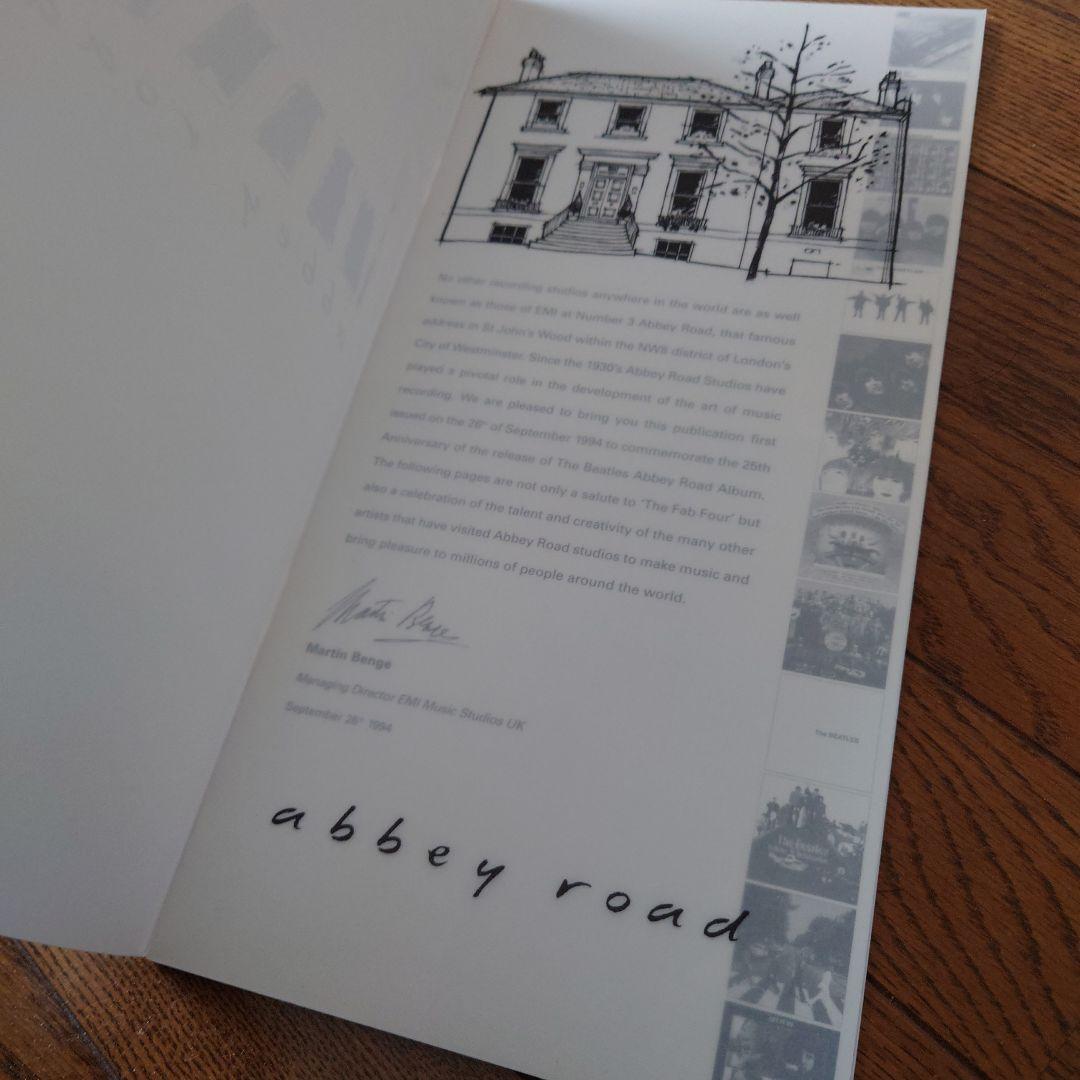 abbey road studio パンフとTheBeatles生写真