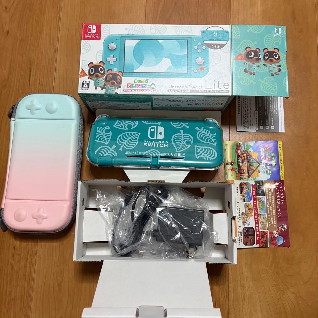 Nintendo Switch Lite 本体 あつ森 アロハ柄