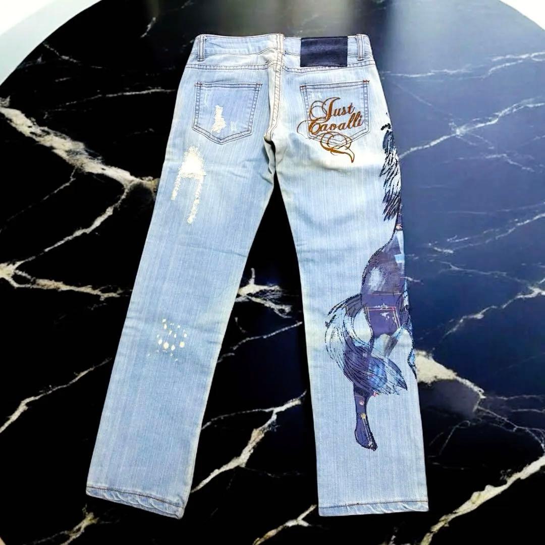 JUSTCAVALLI ジャストカヴァリ デニム horse 馬