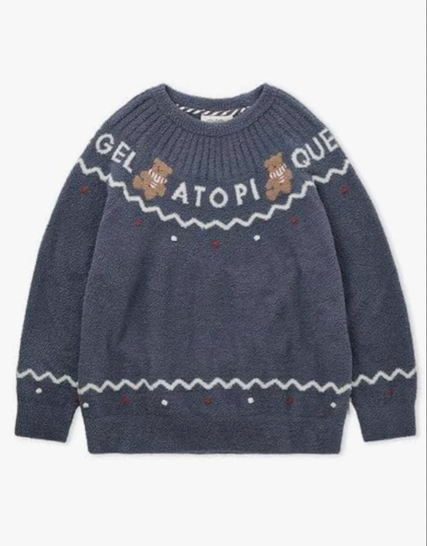 ジェラピケ HOLIDAYノルディックプルオーバーロングパンツセット