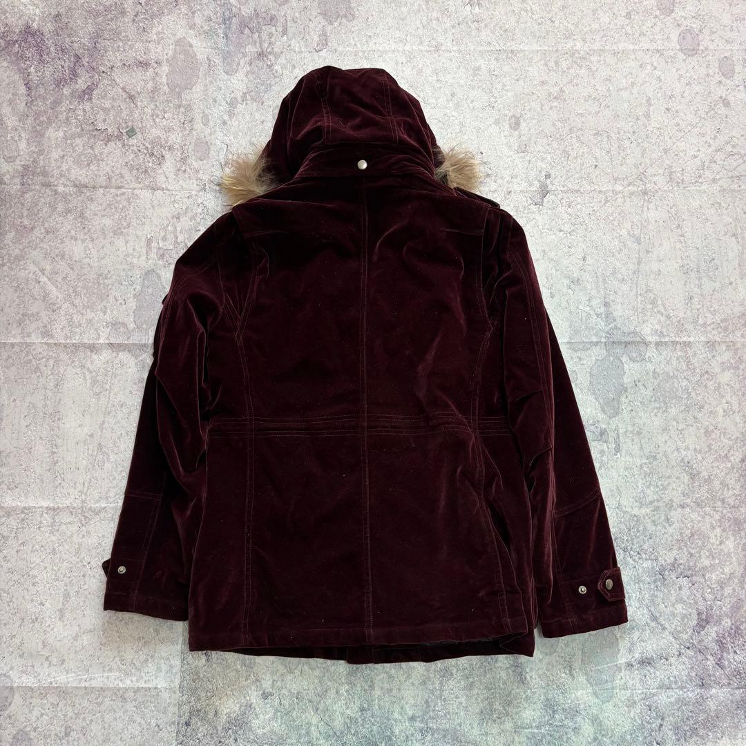 ジャケット・アウター 00s grunge velor fur fireman coat y2k