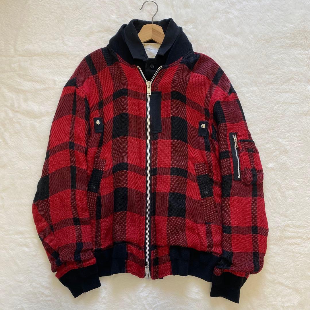 sacai ドッキング MA-1 ミリタリー フライト ボンバー ジャケット