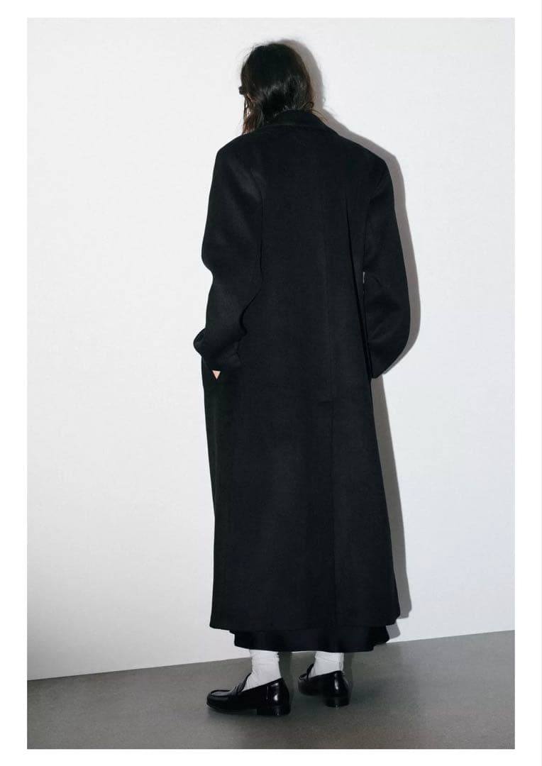 ZARA ウール混紡エクストラロングコート