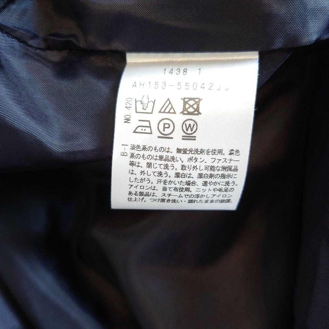 美品　大きいサイズ　アンタイトル　クラシカルネックギャザーワンピース