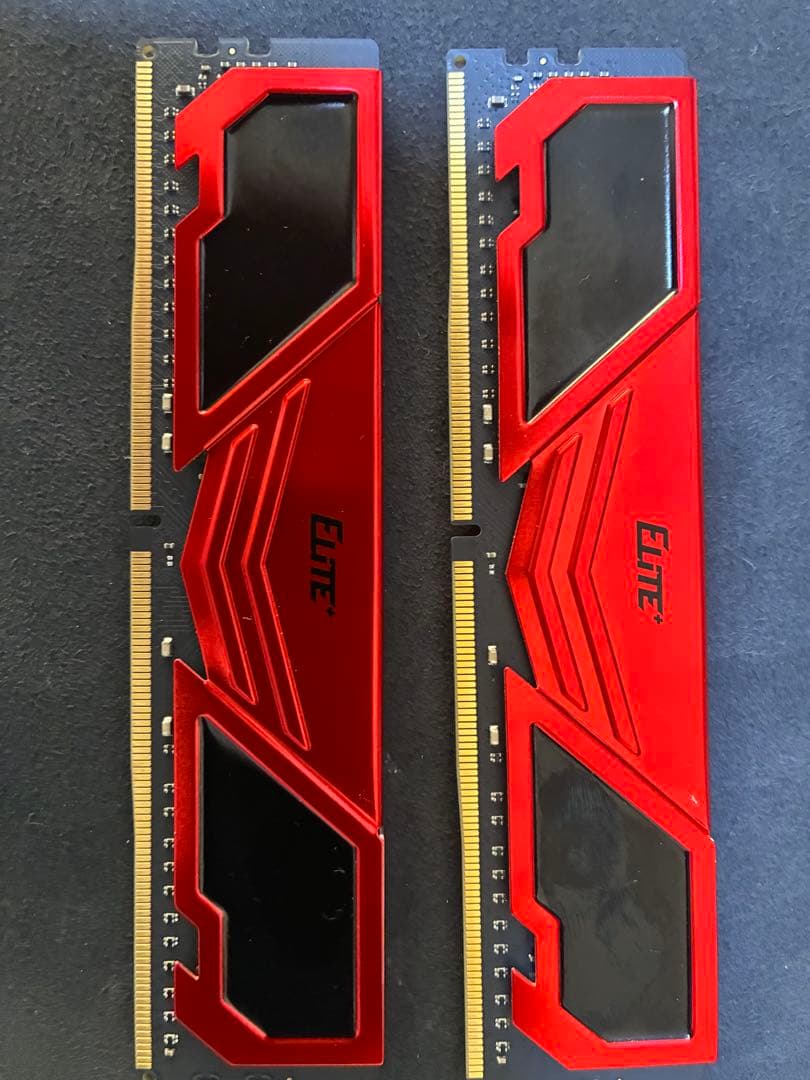 TEAMGROUP 32GB×２枚組合計64GB DDR4 2666MHz 動確