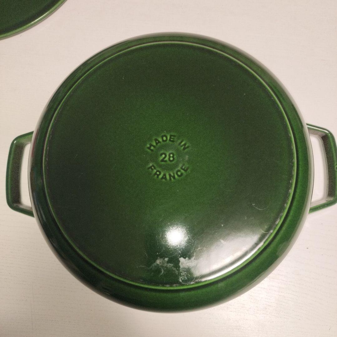 STAUB ブレイザーソテーパン 28cm グリーン