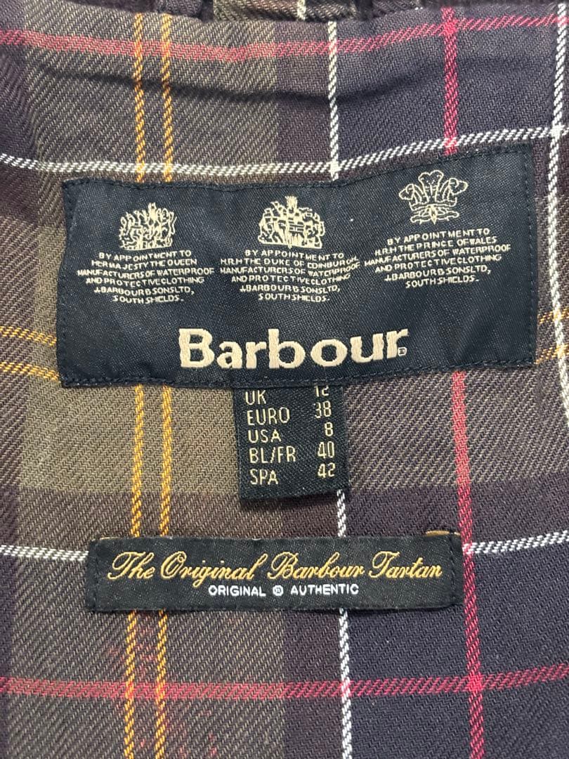 Barbour オイルドジャケット UK 38 オリーブ