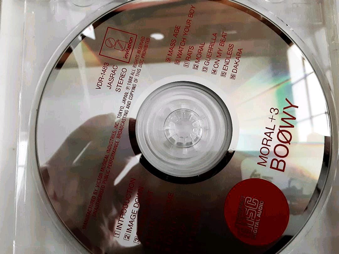 【サイン色紙付き】MoraL+3/BOOWY