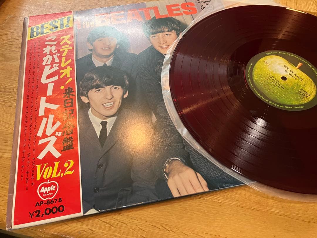 赤盤　来日記念　アップル　これがステレオ2 ビートルズ