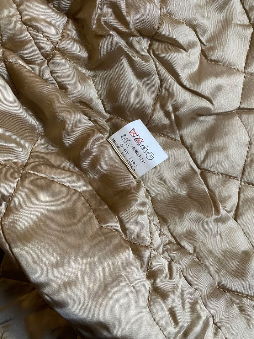 90s- leather×fleece coverall jacket