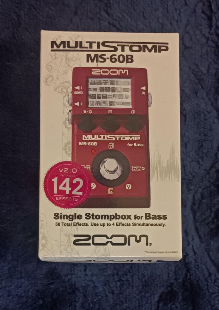ベースエフェクターZOOM MULTISTOMP MS-60B