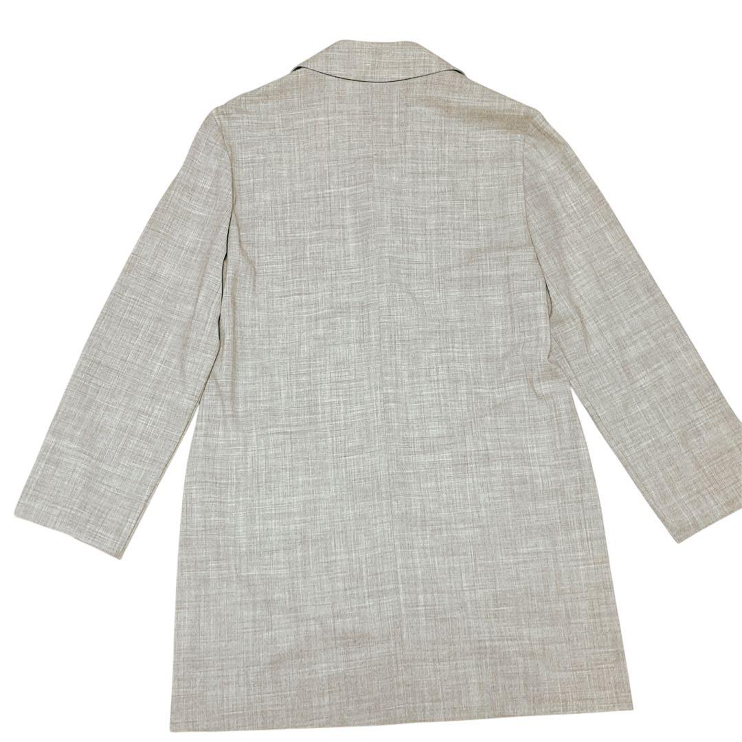 美品✨MaxMara テーラードジャケット白タグ　イタリア製ウール94グレージュ