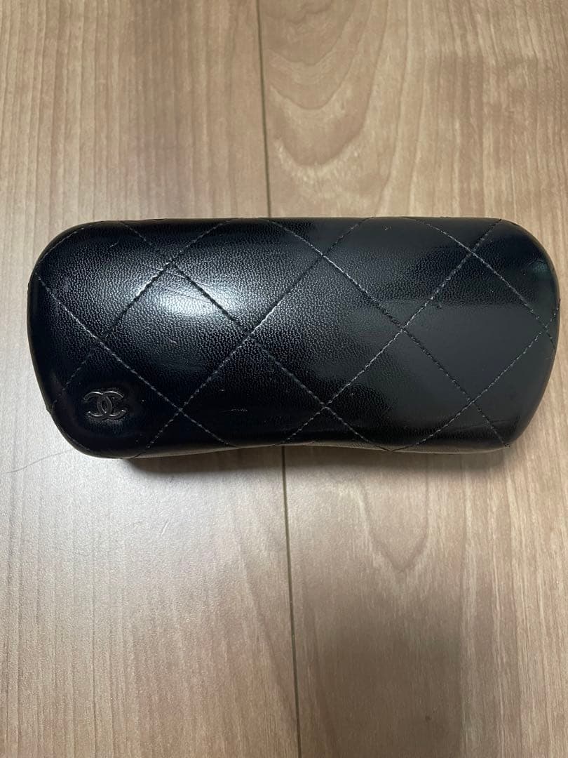 Oko★CHANEL ブラックラウンドサングラス リボンデザイン