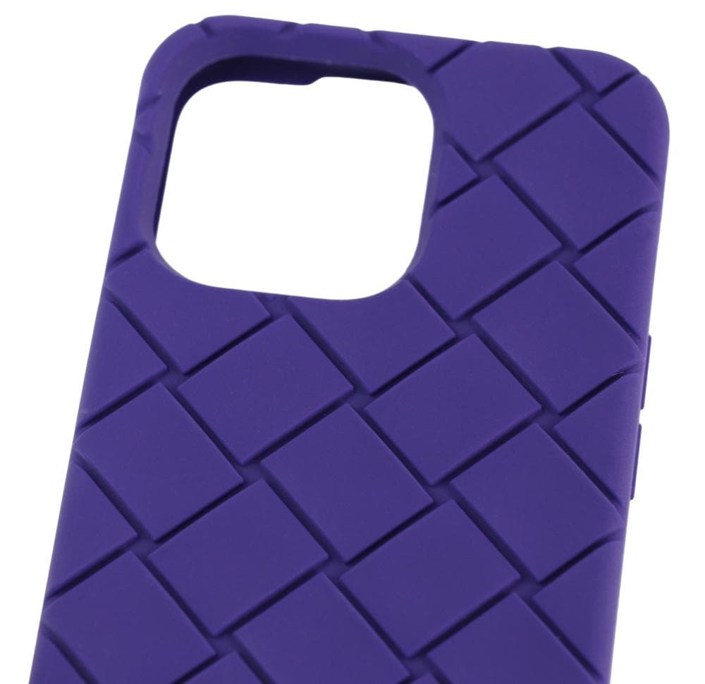 【ボッテガ・ヴェネタ】ラバー iPhone13Pro 対応ケース Purple