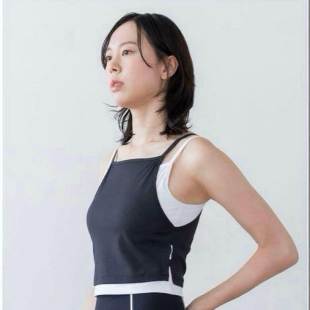 少しお値下げ　新品　SUKALA リブコンビショートタンクトップS
