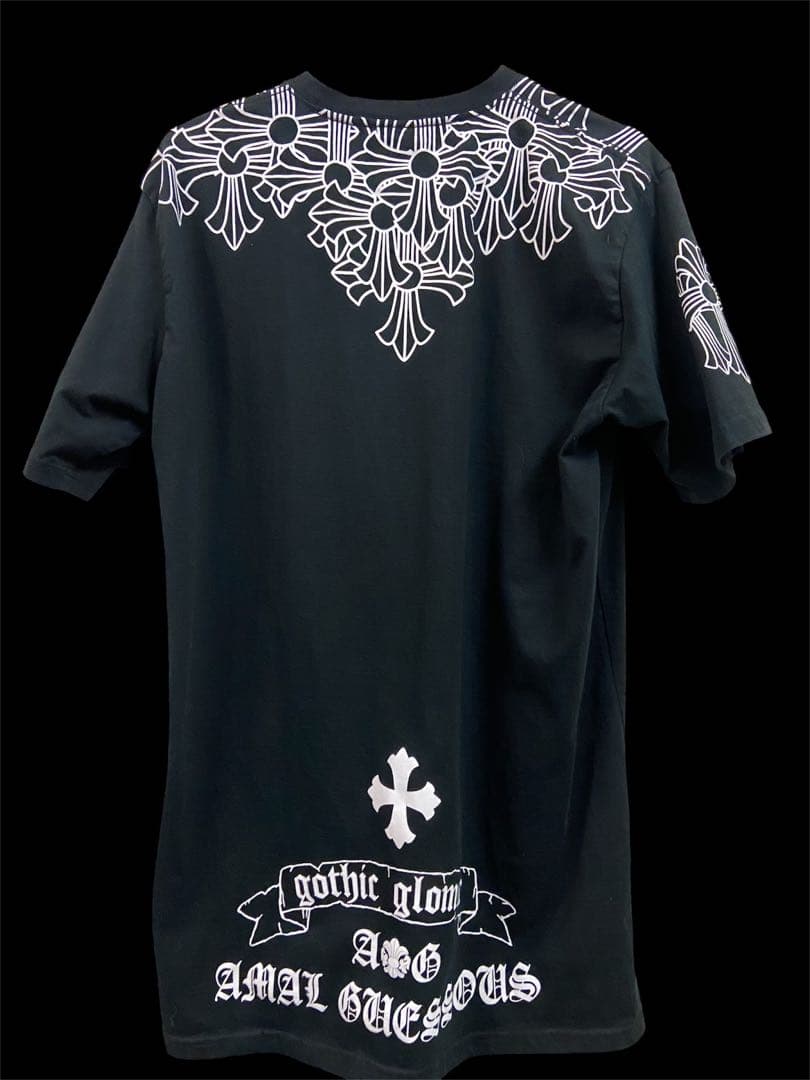 A&G エーアンドジー　クロスTシャツ 黒　Lサイズ