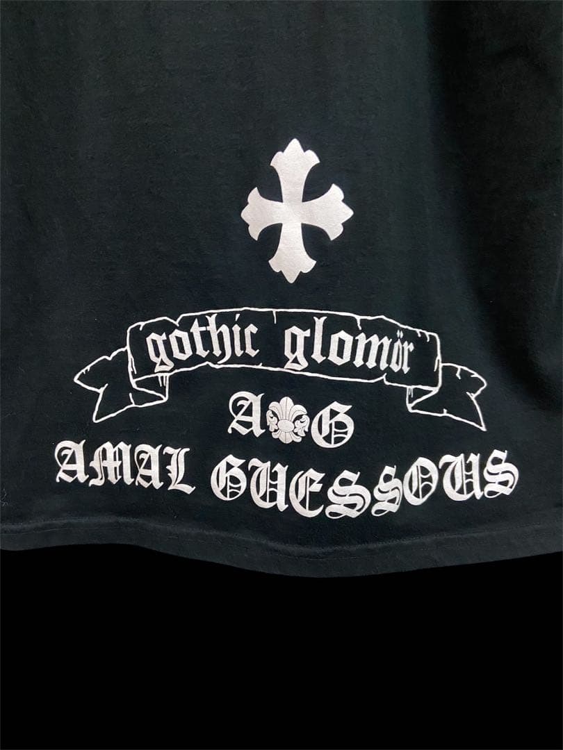 A&G エーアンドジー　クロスTシャツ 黒　Lサイズ