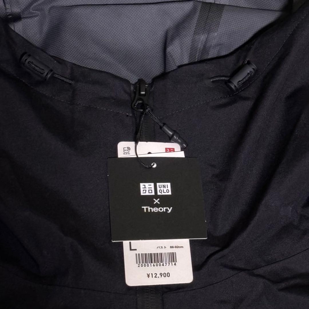 新品未使用 ✨UNIQLO x Theory ブロックテックコート ブラック