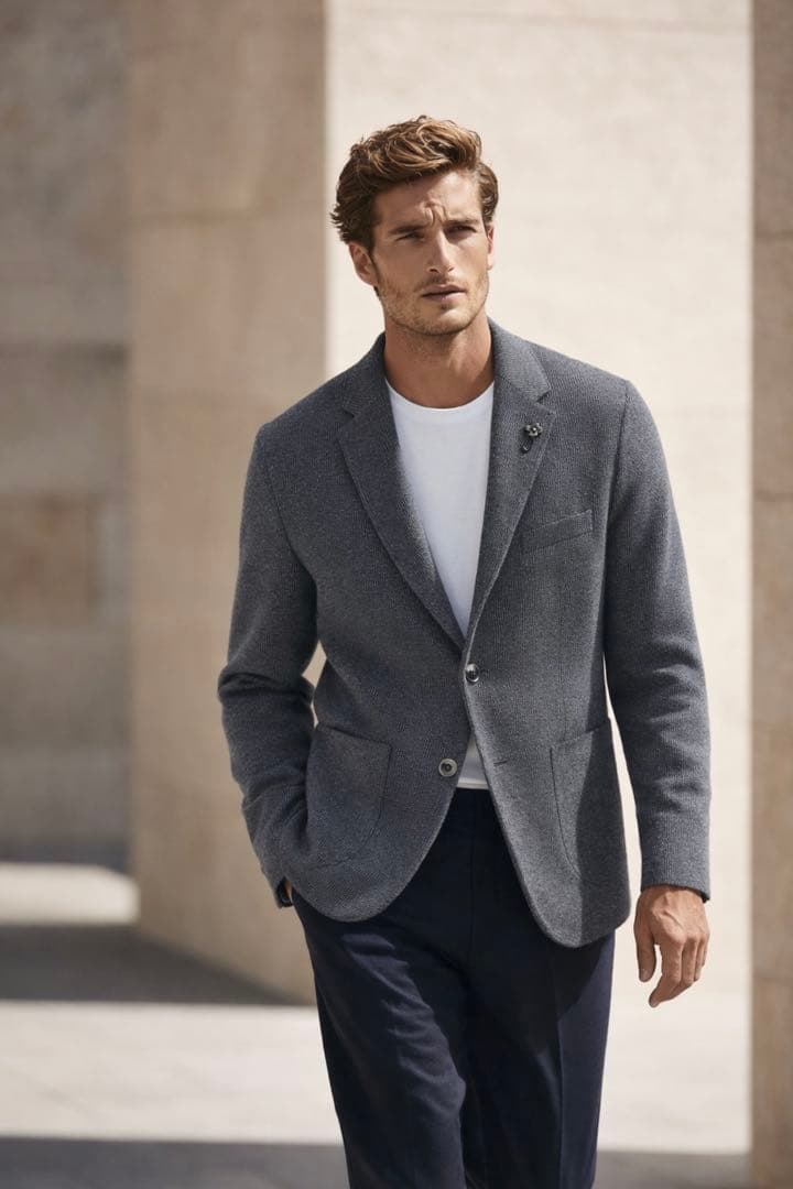 LARDINI ラルディーニ 新品同様 ニット　ジャケット ジャケット XL