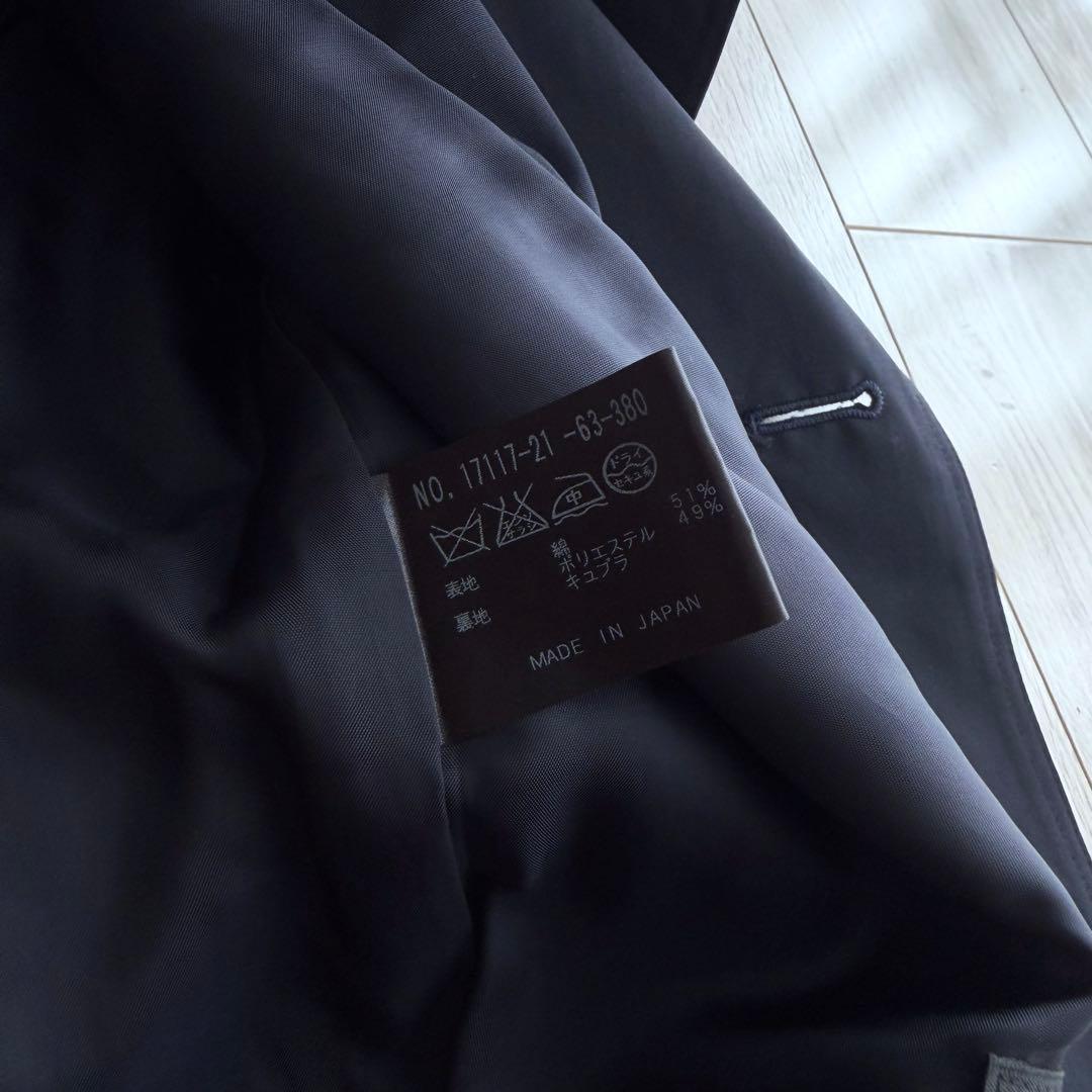美品 ANAYI アナイ 高級 トレンチコート ネイビー 38 M ベルト付き