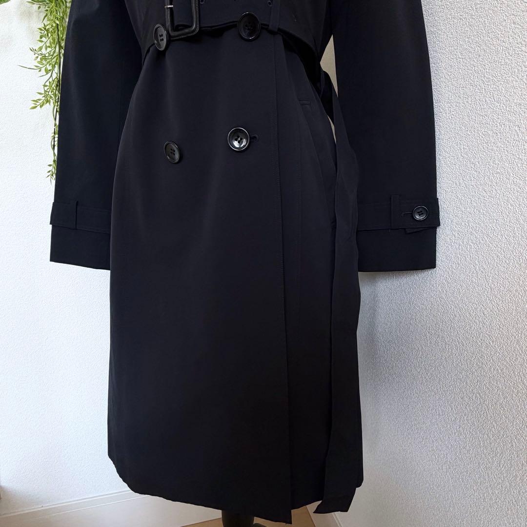 美品 ANAYI アナイ 高級 トレンチコート ネイビー 38 M ベルト付き