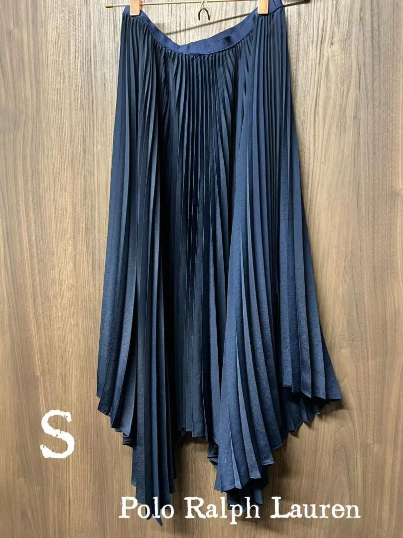 Polo Ralph Lauren ネイビー プリーツスカート S