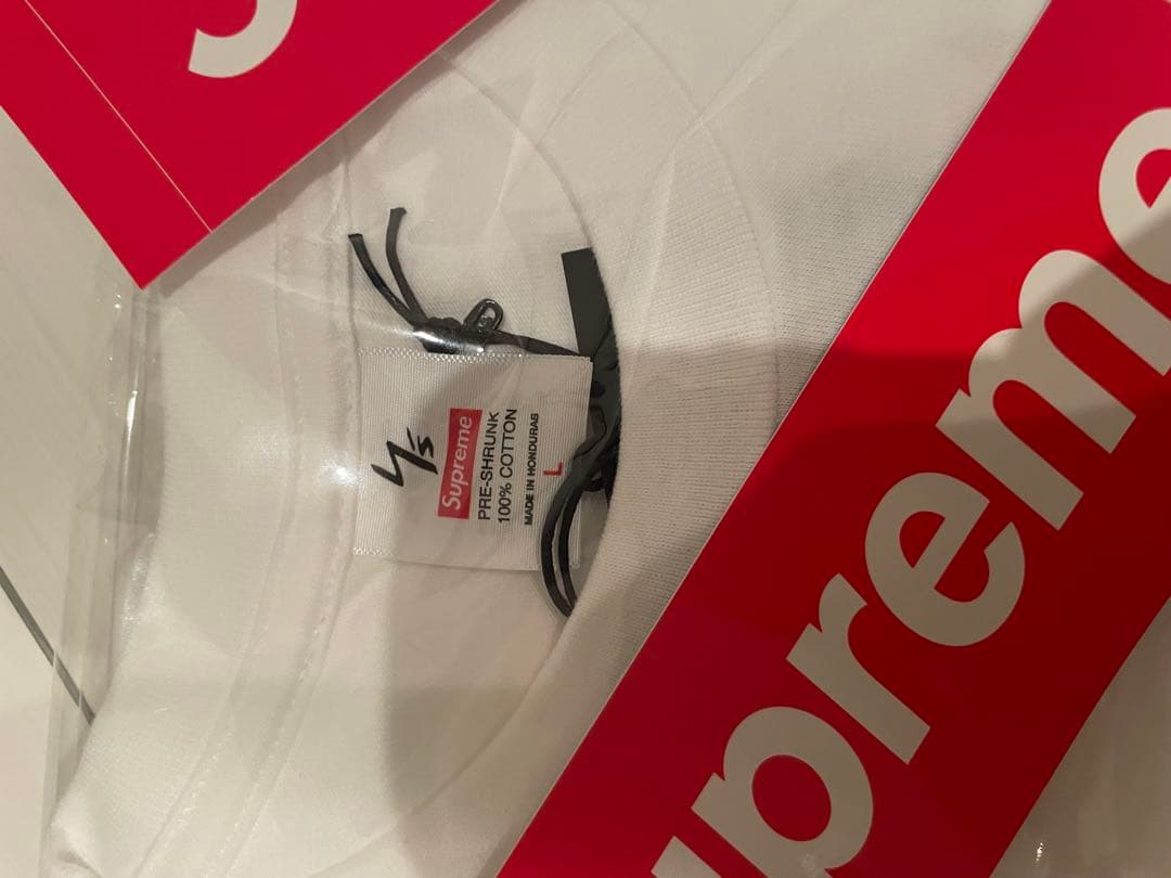Supreme Yohji Yamamoto Tシャツ Lサイズ ホワイト