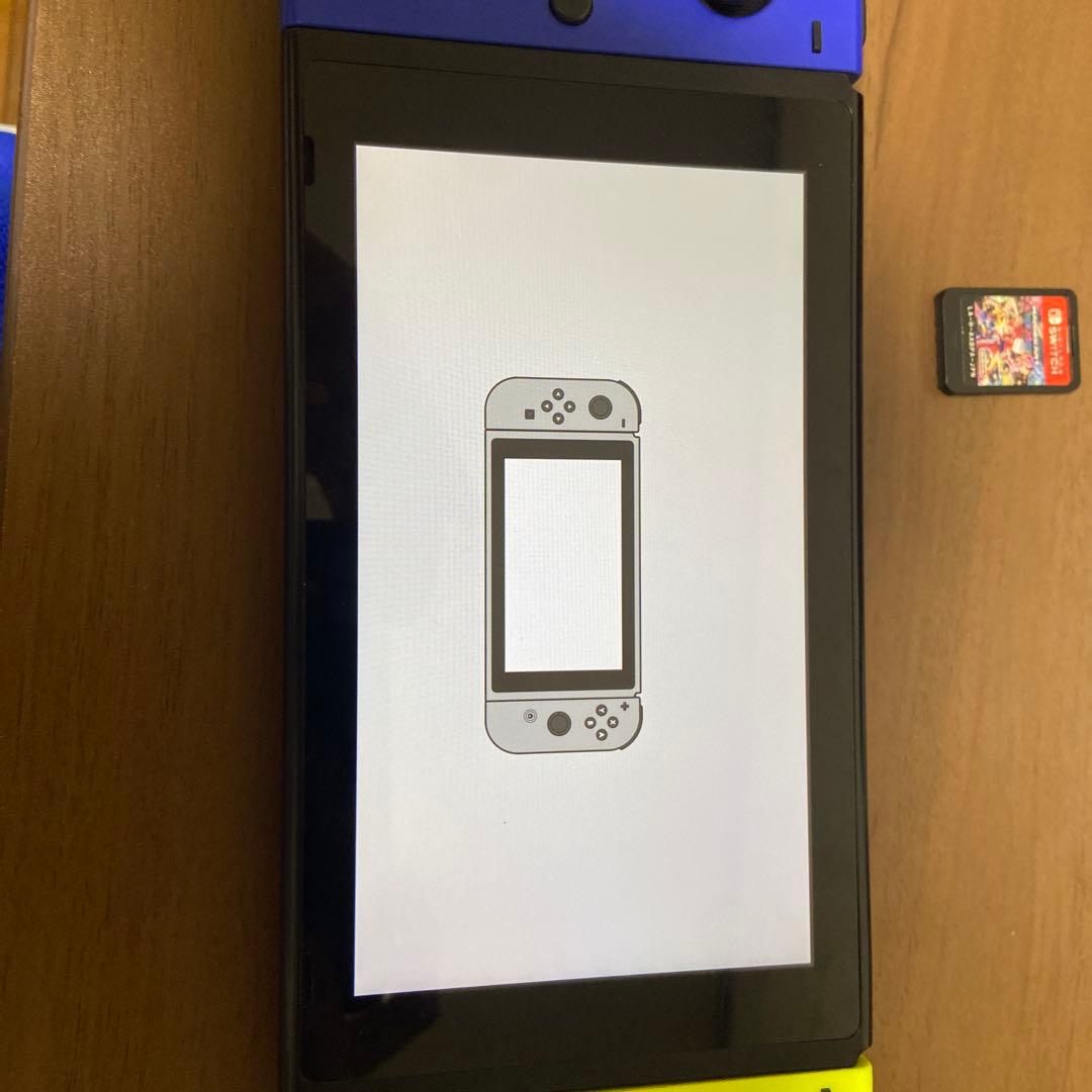 Nintendo Switch 青/黄 本体 ゲームカード付き 本体のみジャンク
