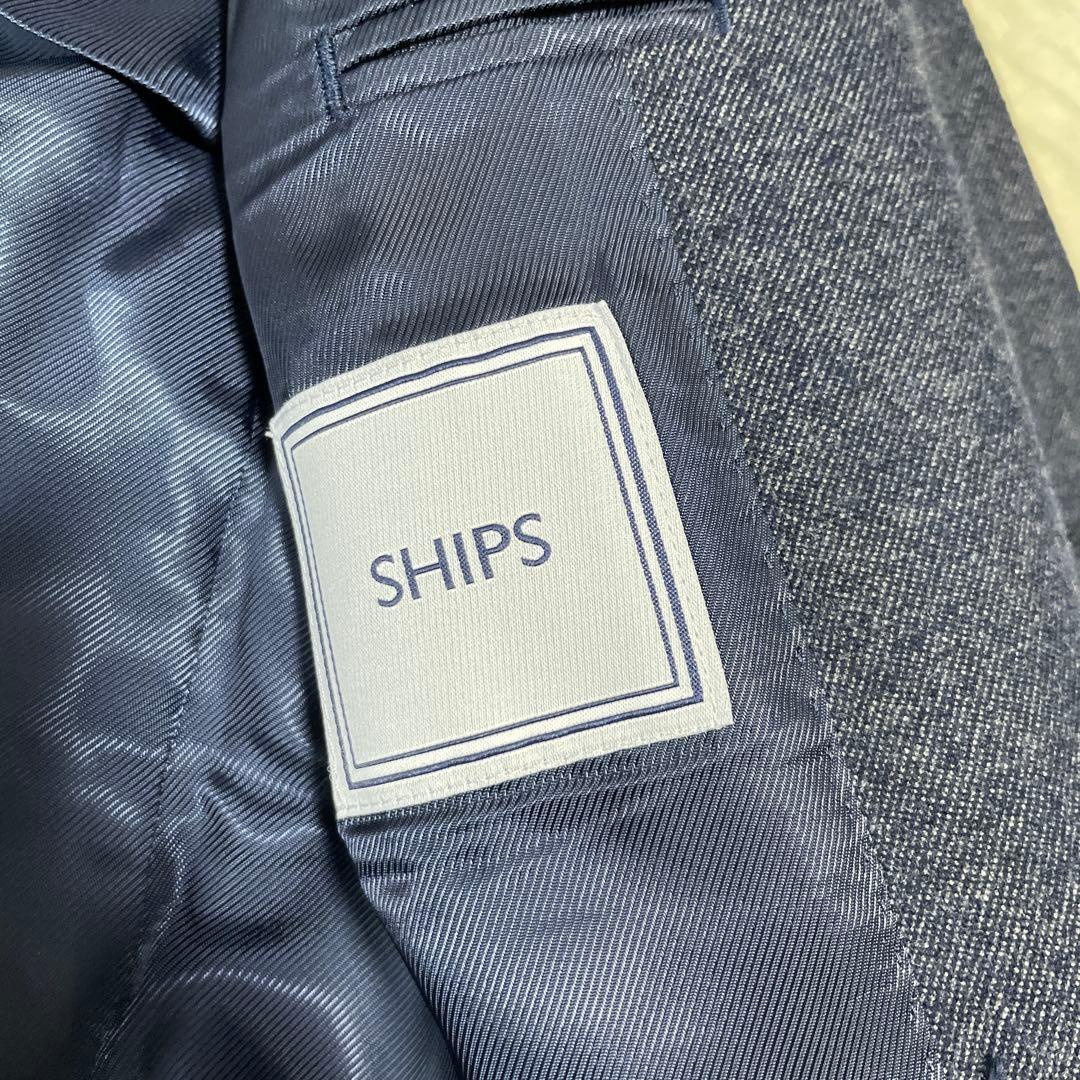 【美品】シップス　スーツ　セットアップ　スリーピース　44 M ネイビー