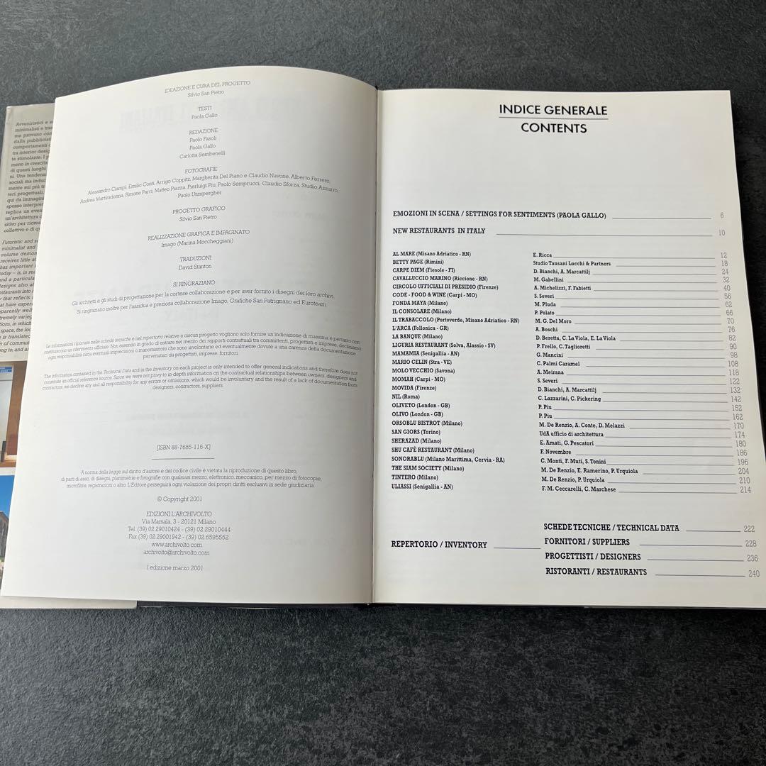 洋書NEW RESTAURANTS IN ITALY/シルヴィオ・サン・ピエトロ