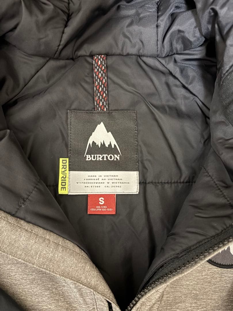 BURTON 子ども用スノーボードウェアセット S