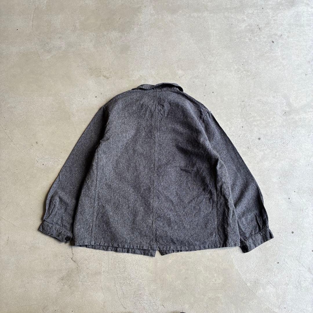 ウティ outil ヴェスト ティエール indigo ゴマ塩 カバーオール