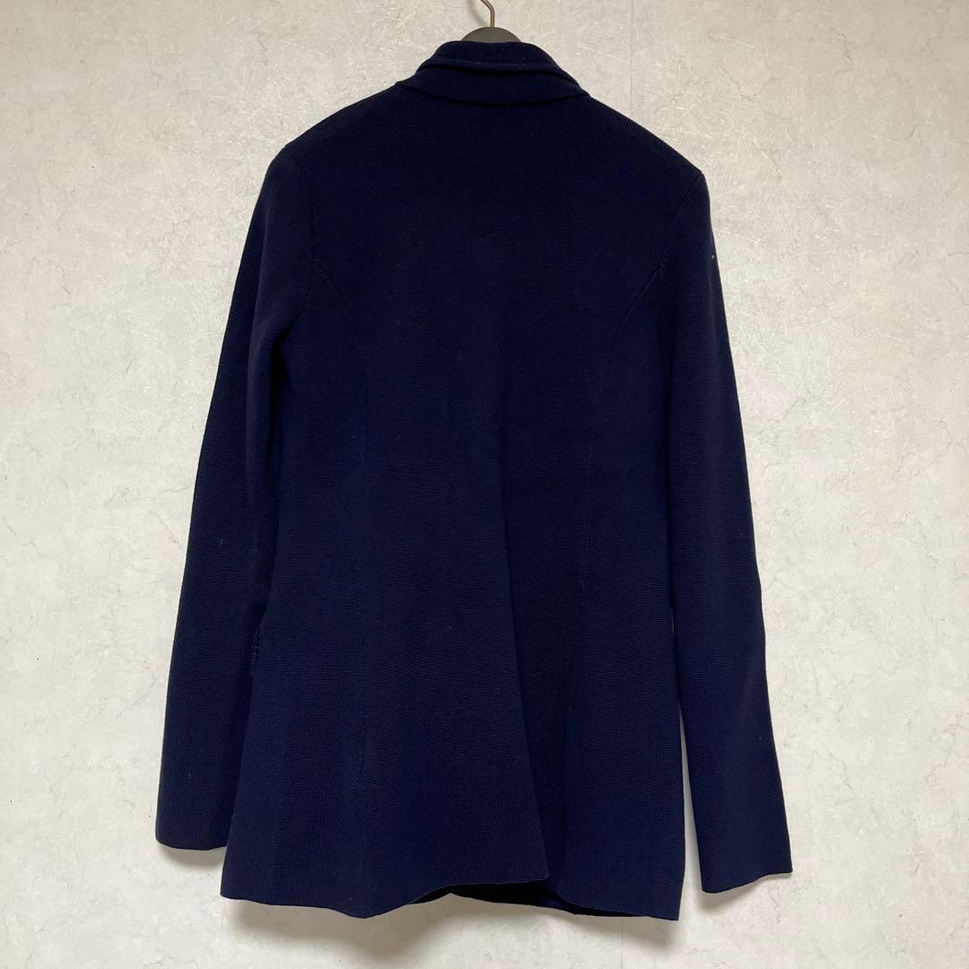 LAUREN RALPH LAUREN ニット テーラードジャケット金ボタンXS