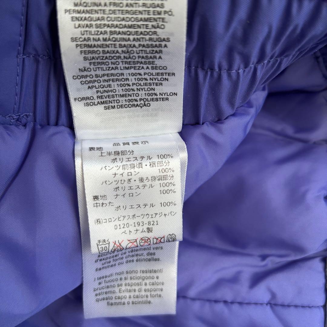 Columbia コロンビア スノーウェア 上下セット XS