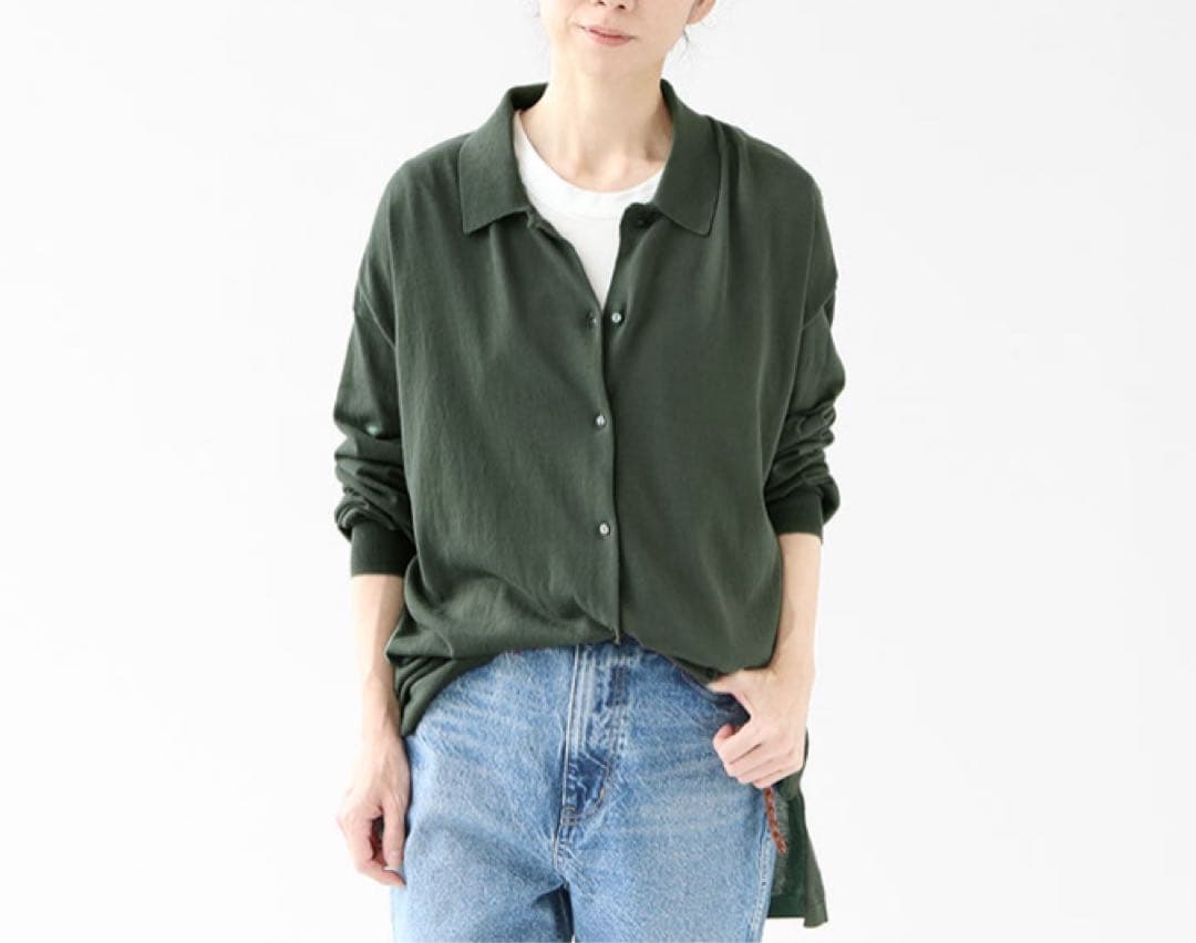 THE SHINZONE シンゾーン ポロカーディガン