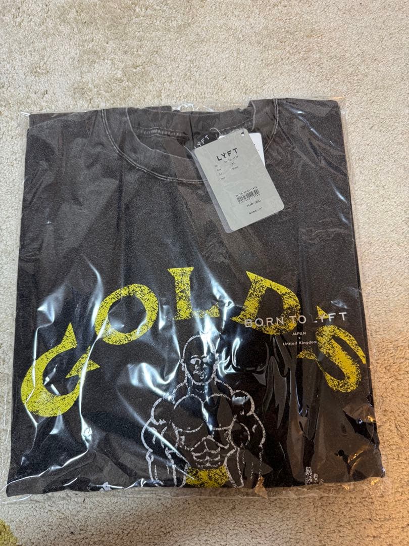 【即完売品】LYFT×GOLD'S GYM Tシャツ XLサイズ ブラック