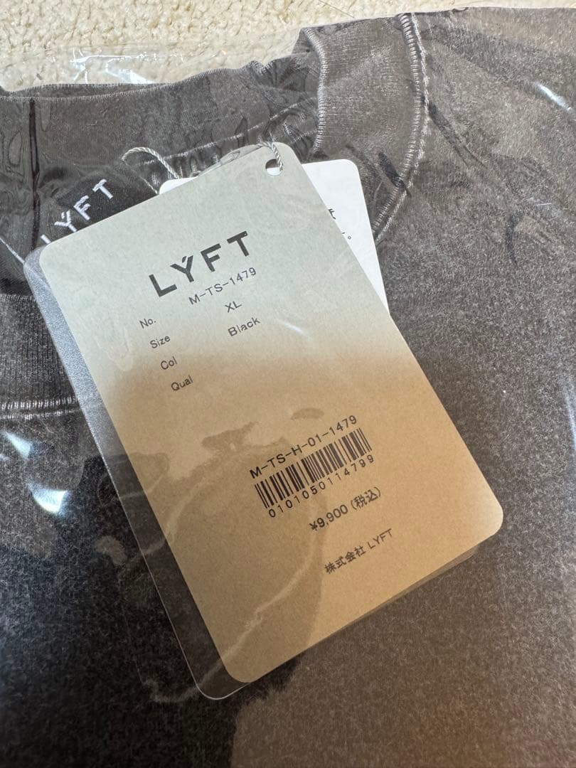 【即完売品】LYFT×GOLD'S GYM Tシャツ XLサイズ ブラック