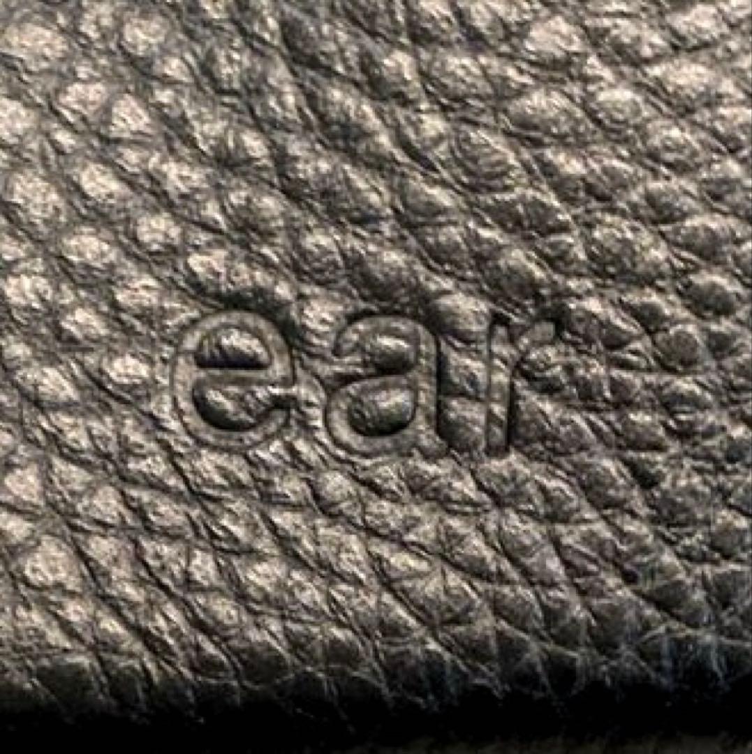 【美品】ear PAPILLONNER バックル折り財布　黒
