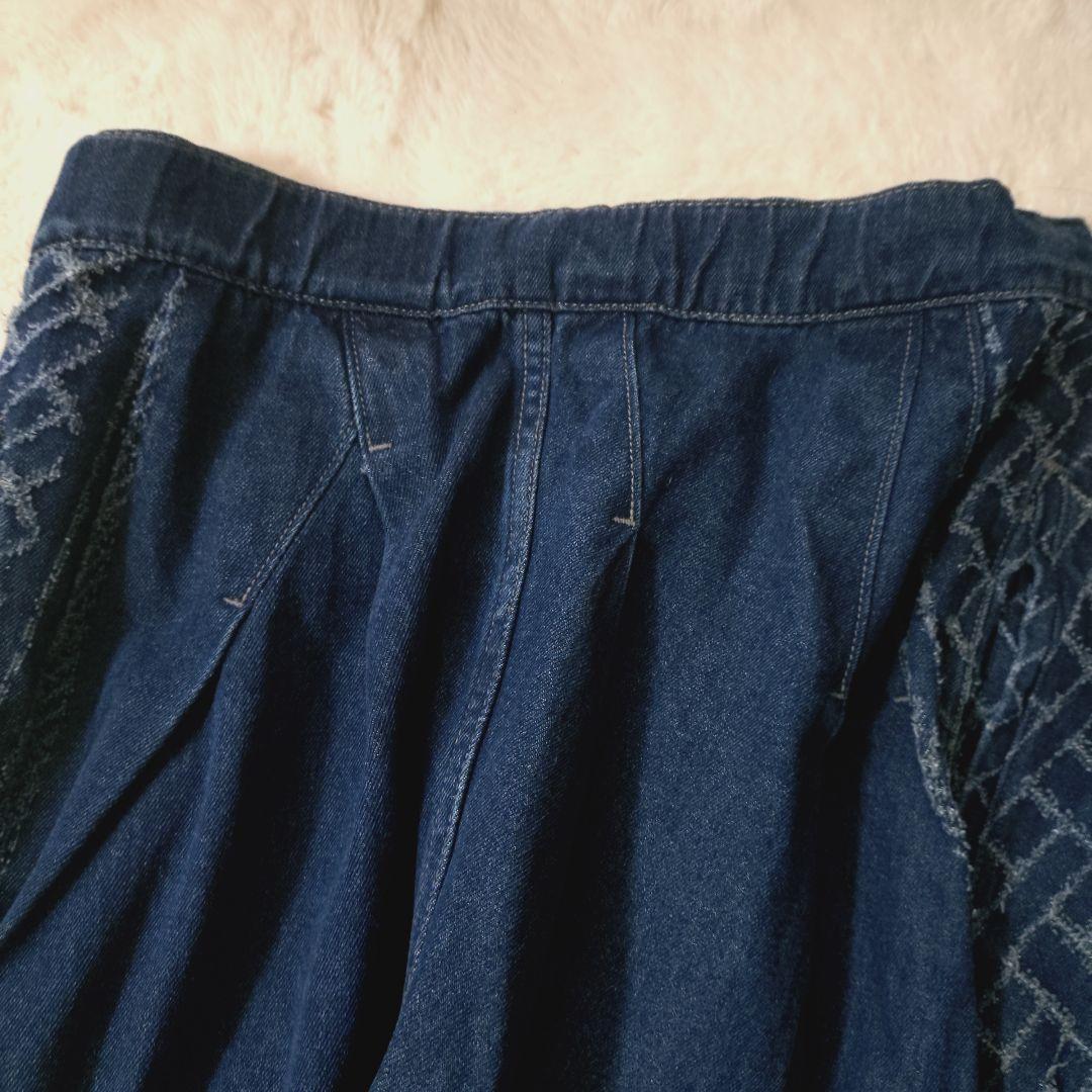 mercibeaucoup パンチデニム ハカマ ワイドデニムパンツ