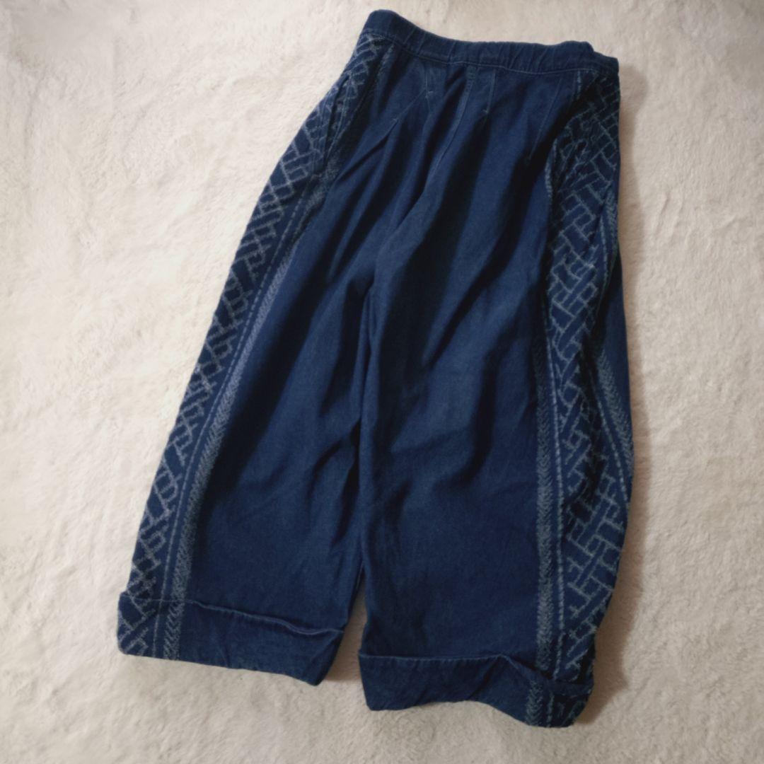 mercibeaucoup パンチデニム ハカマ ワイドデニムパンツ