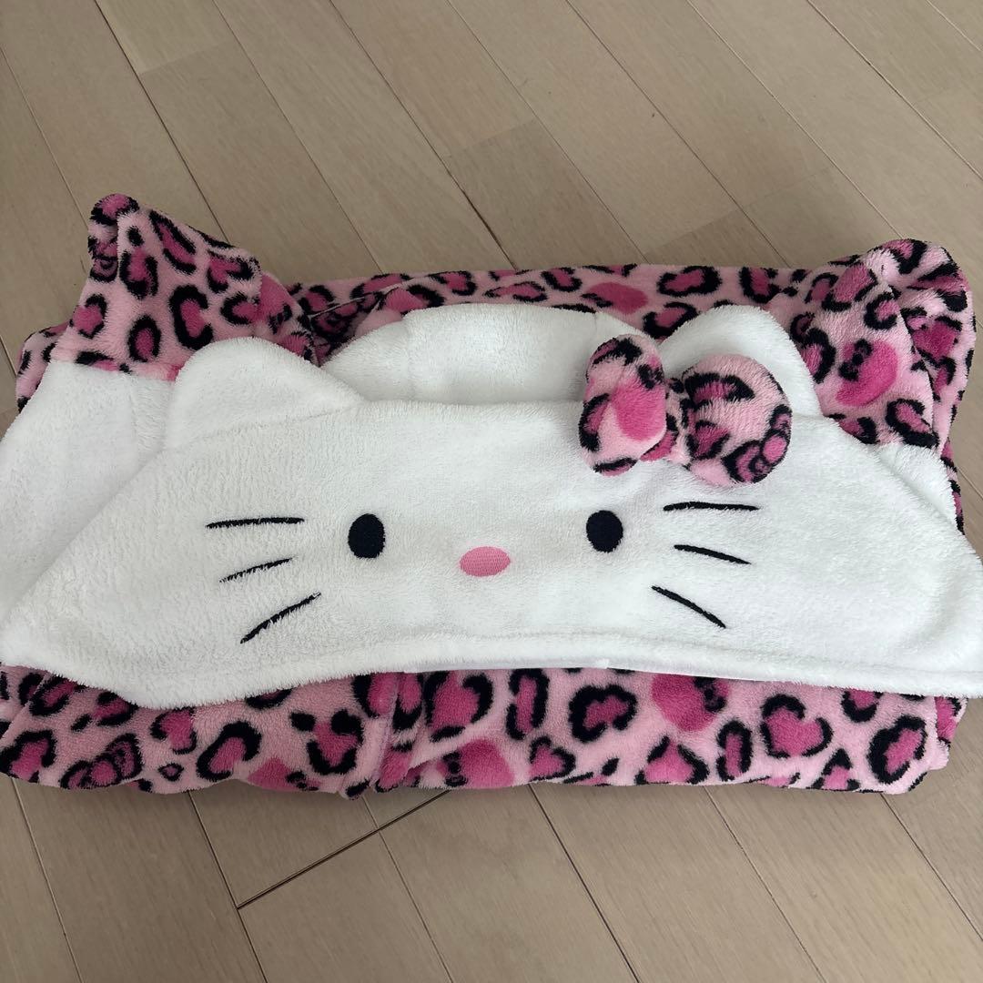 キティ ヒョウ柄 パジャマ ピンク