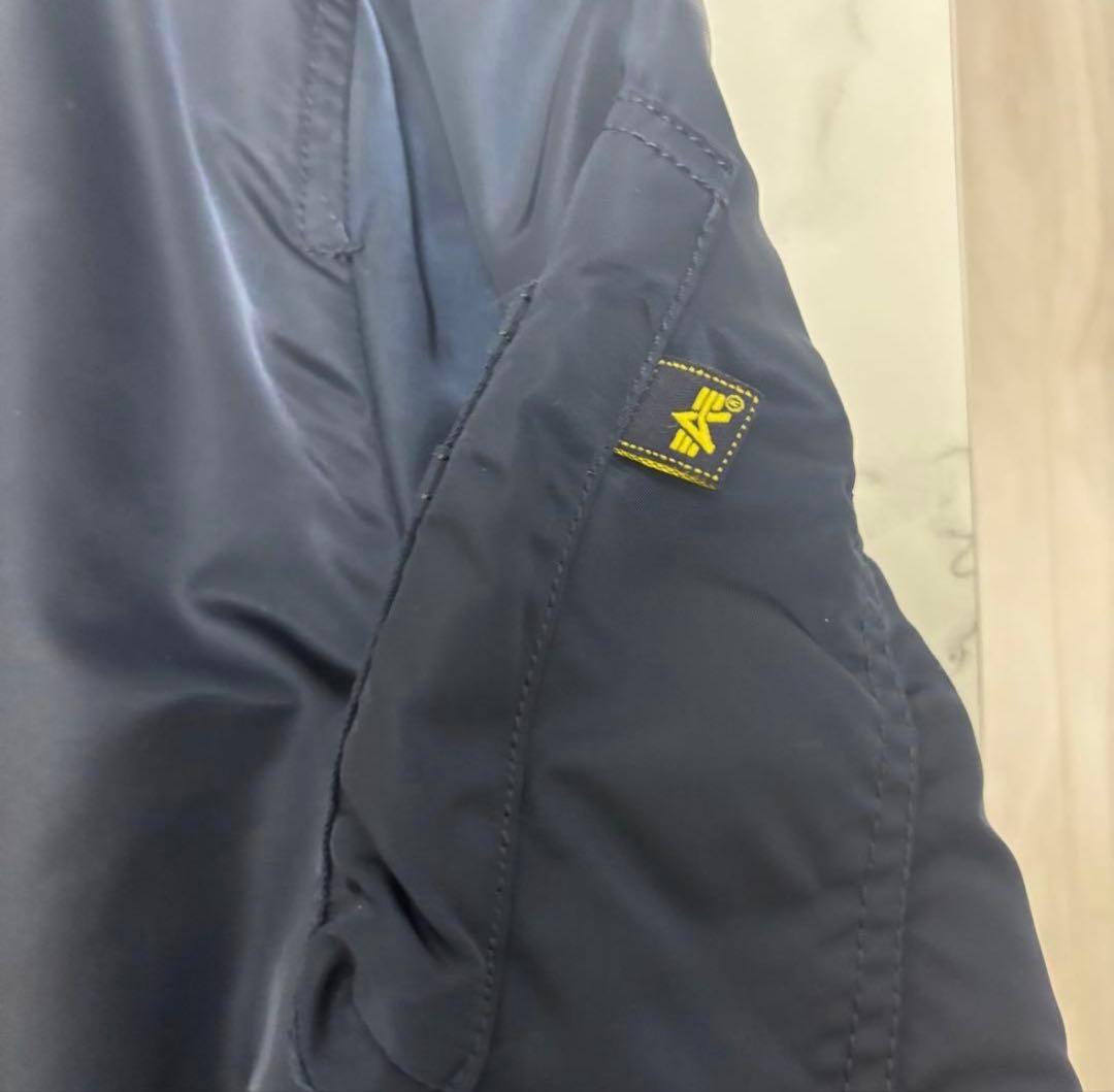 ALPHA INDUSTRIES MA-1 フライトジャケット ネイビー M