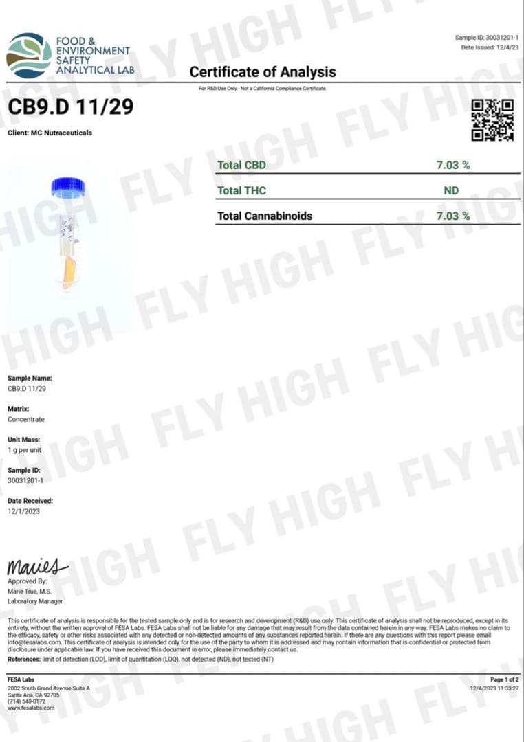 Δ9-CB9 原料 5ml 70.31% 新基準対応品　新春SALE開催中